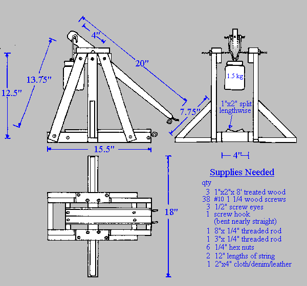 Small Trebuchet Design Plans